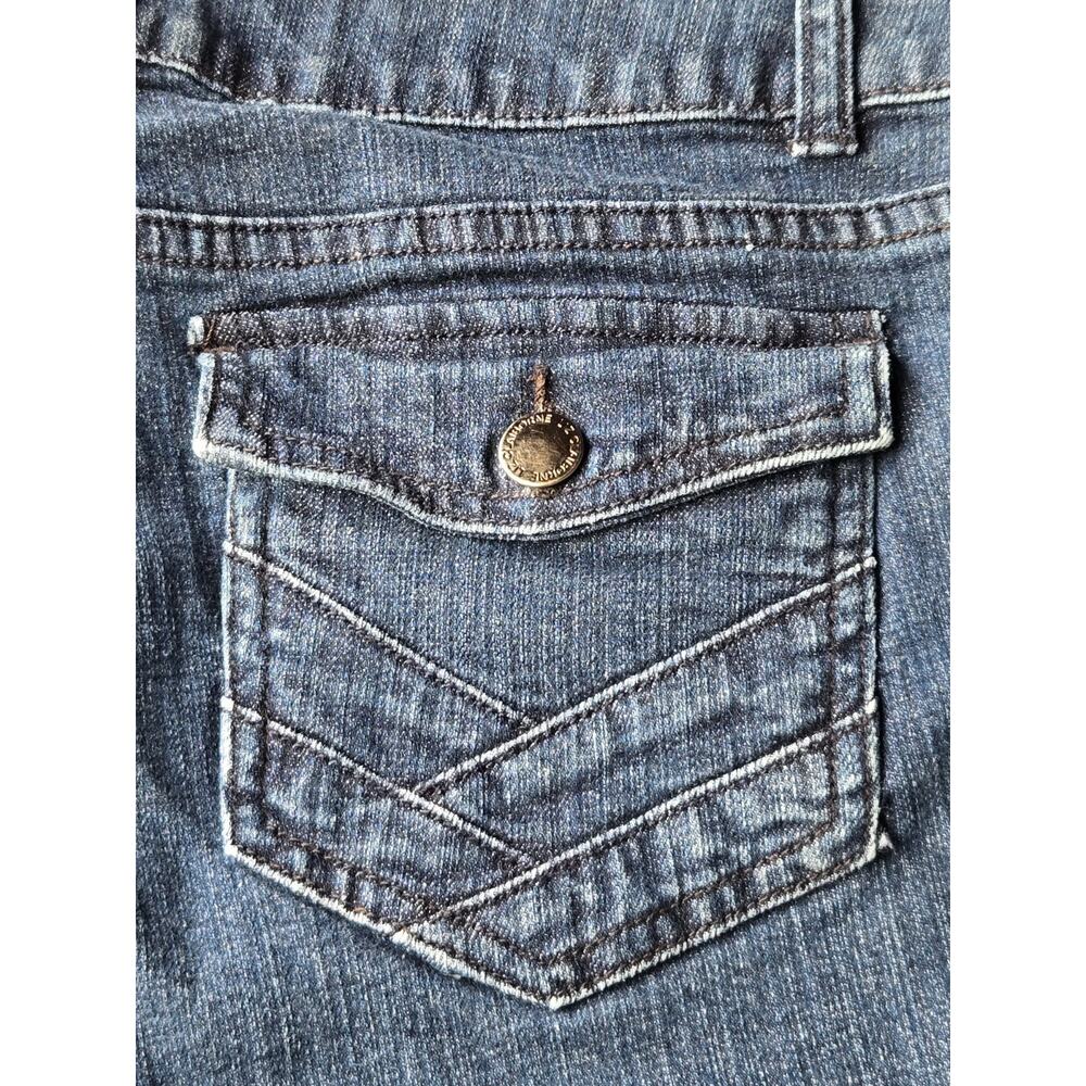 Liz Claiborne Women's Jeans Stretch Accented Back Pockets 6p (30x24)
